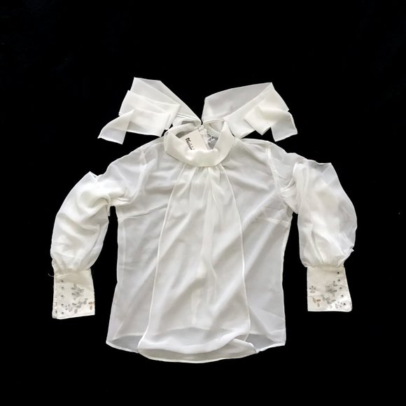 # NiniFashion - Beaded Skirt & Sheer Top Sz L - Picture 7 of 12